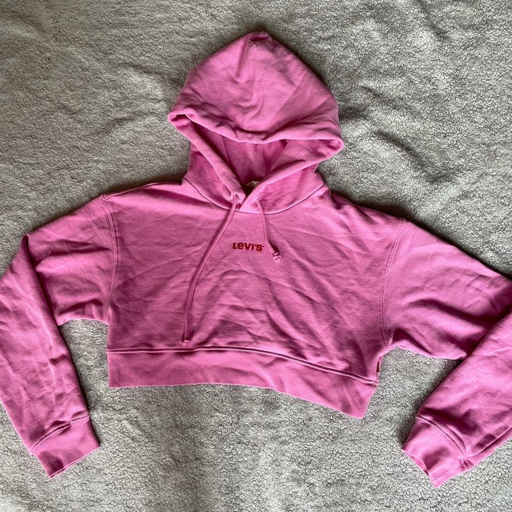 Cropped Levi’s hoodie